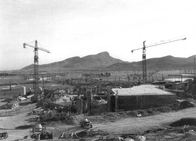 Early days! Clubhouse construction 1972-73