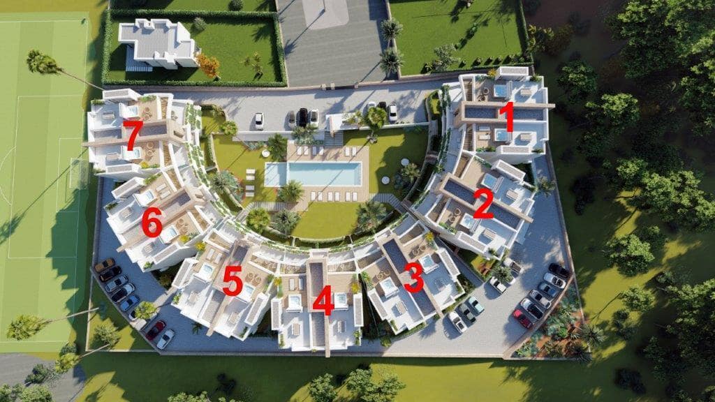 Las Orquideas Apartment Blocks Layout