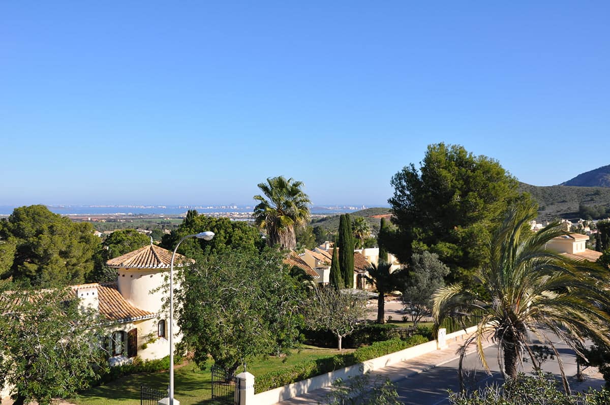 Great views from plot 142 La Joya at La Manga Club